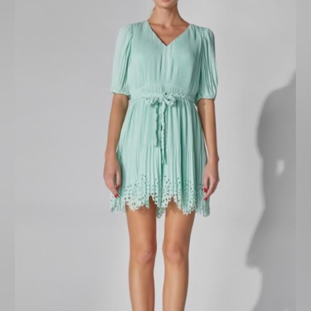 Elegant Mint Green Dress